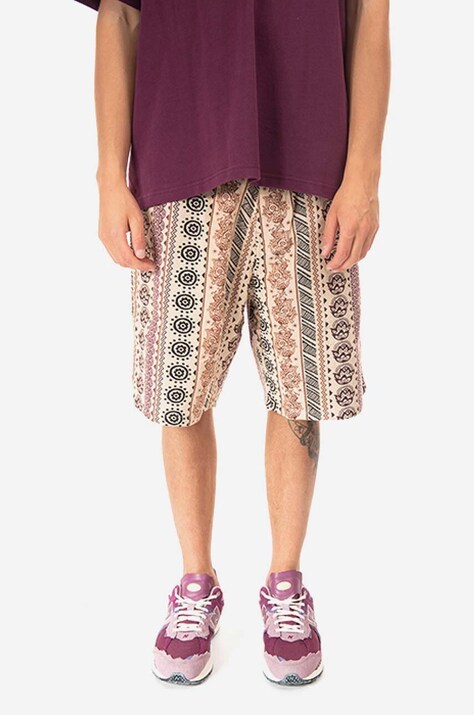 PLEASURES shorts men's  Pleasures Shorts P22F038-TAN ORBIT