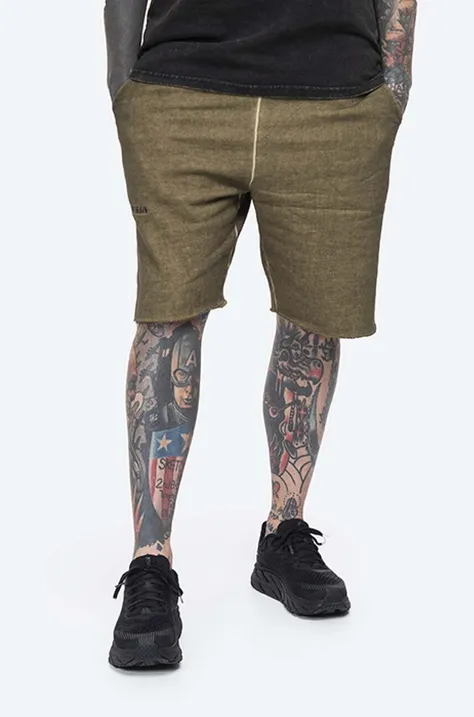 Βαμβακερό σορτσάκι Han Kjøbenhavn Sweat Shorts χρώμα: πράσινο