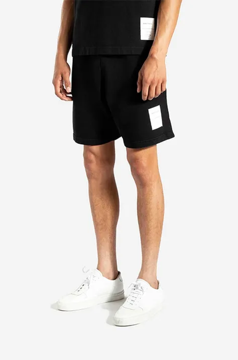 Norse Projects szorty bawełniane Vanya Tab Series Sweatshorts kolor czarny N35.0580.9999-9999