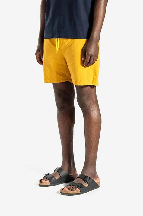 Norse Projects pantaloni scurți Hauge Swimmers bărbați, culoarea galben N35.0581.3041-3041