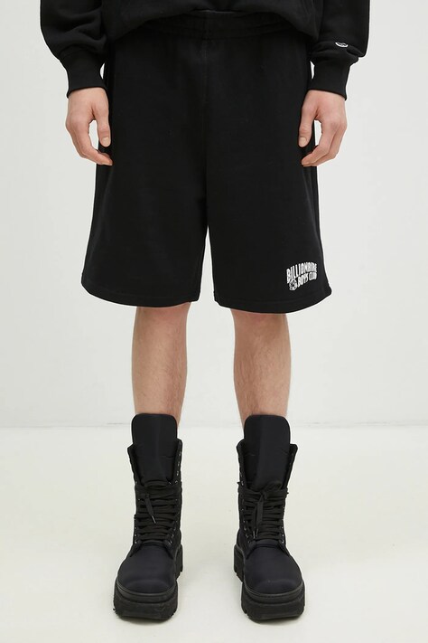 Bavlněné šortky Billionaire Boys Club Szorty Small Arch Logo Shorts BC002 BLACK černá barva, BC002
