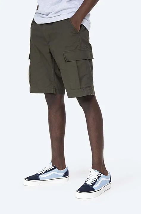 Carhartt WIP shorts Aviation Short men's green color