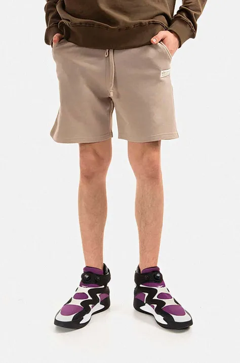 Alpha Industries cotton shorts brown color