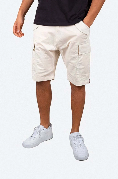 Alpha Industries shorts men's beige color