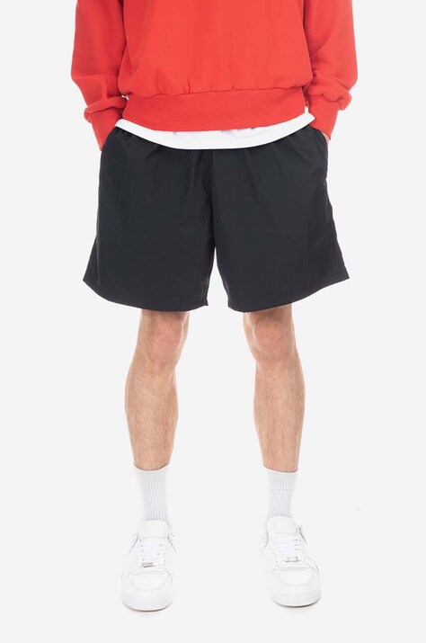 Aries shorts men's black color Aries Classic Windcheater Short AR30701 BLACK