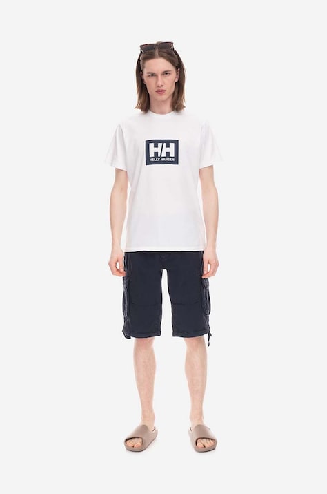Bavlnené šortky Alpha IndustriesJet Short 191200.07-navy, tmavomodrá farba