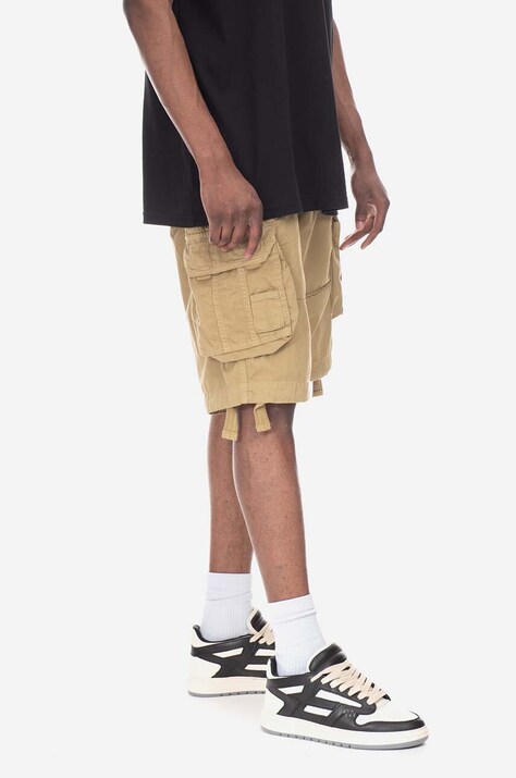 Хлопковые шорты Alpha Industries Jet Short 191200 82 цвет зелёный 191200.82-green
