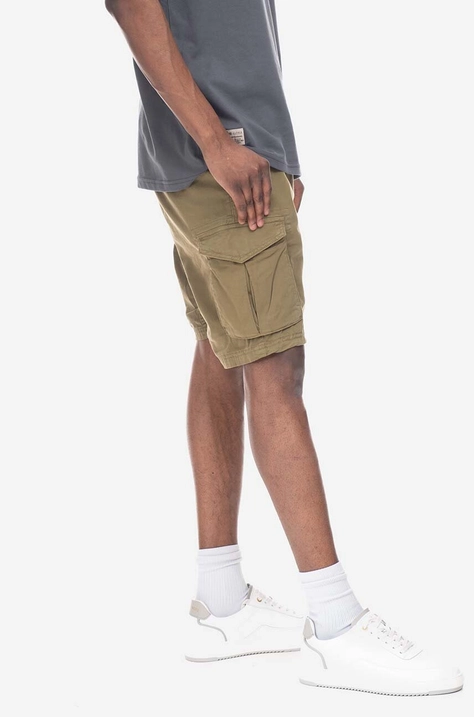 Alpha Industries shorts men's green color