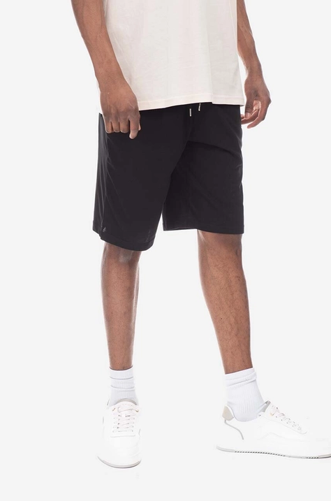 Бавовняні шорти Alpha Industries Alpha Jersey Short 116366 03 колір чорний 116366.03-black