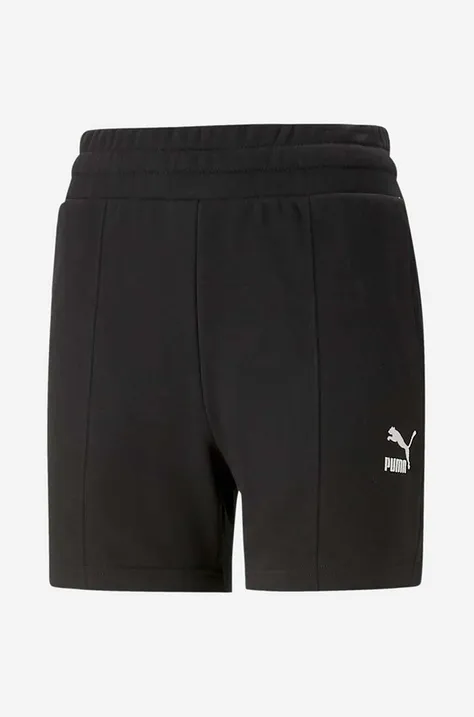 Puma pantaloni scurți bărbați, culoarea negru 538077.01-black