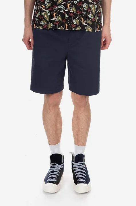 A.P.C. cotton shorts navy blue color