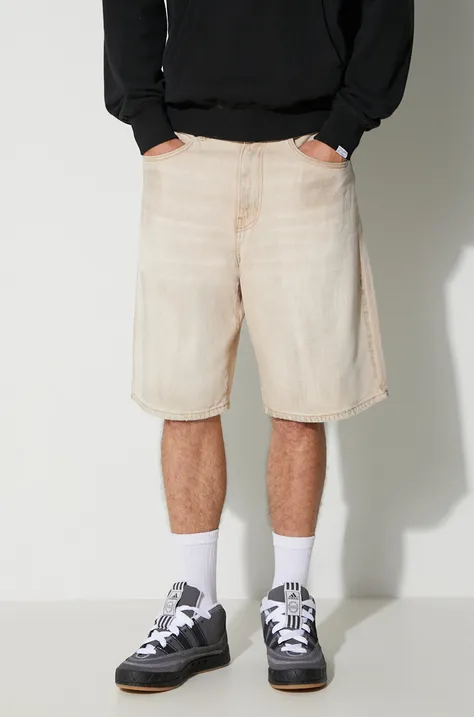 Bombažne kratke hlače Guess Vintage Denim Shorts M3GU50D4RU0 TNMT bež barva