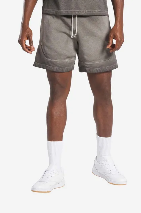 Kratke hlače Reebok Classic Basketball Court Top Bi-Dye za muškarce, boja: siva, IA2418-grey