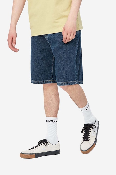 Pamučne traper kratke hlače Carhartt WIP Landon Short I030469-BLUESTOWAS