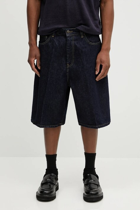 Τζιν σορτς Carhartt WIP χρώμα: μπλε