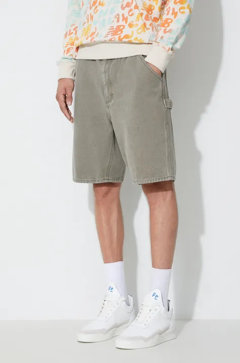 thisisneverthat cotton shorts green color