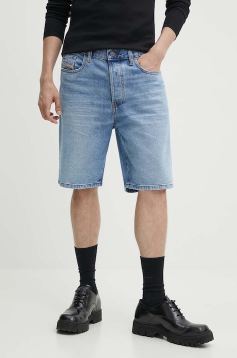 Diesel szorty jeansowe CALZONCINI męskie kolor niebieski A06430.0DQAF