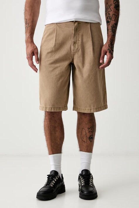 Vans szorty męskie jeansowe beżowe regular waist VN000VN24MG1