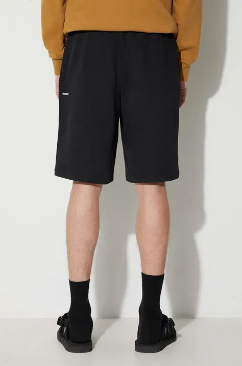 Pangaia cotton shorts black color