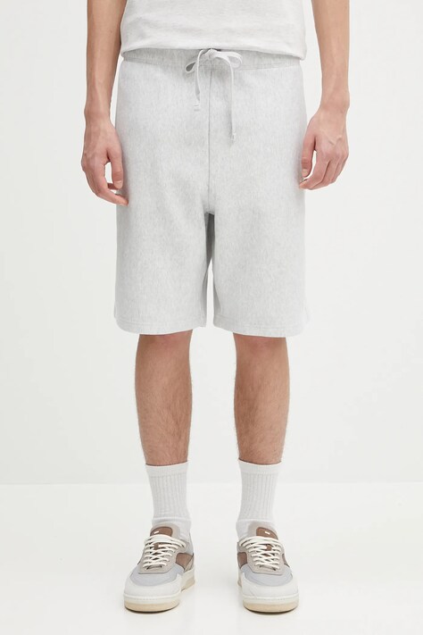 Carhartt WIP pantaloncini American Script Sweat Short colore grigio I031685.482XX