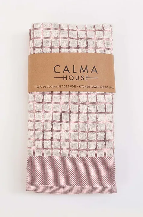 Ένα σετ πετσέτες κουζίνας Calma House Oporto 50 x 50 cm 2-pack