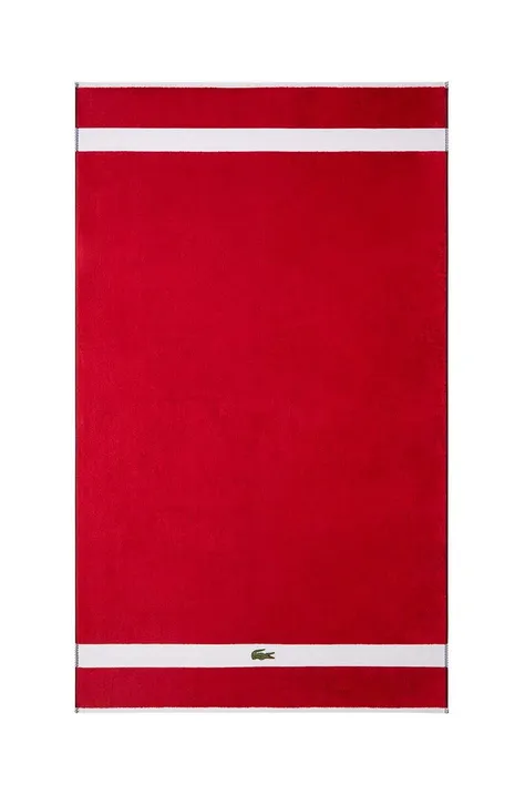 Veľký bavlnený uterák Lacoste 90 x 150 cm