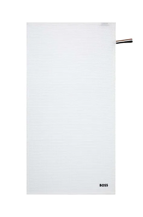 Stredný bavlnený uterák Hugo Boss Waffle Handtowel 50 x 100 cm