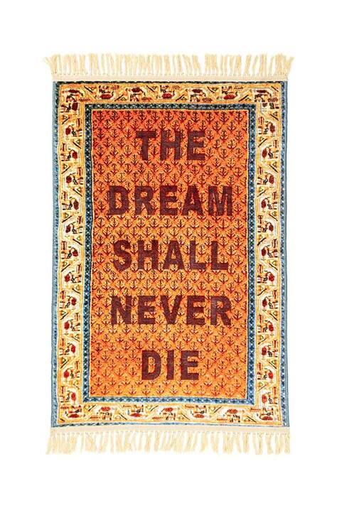 Seletti szőnyeg Burnt Carpet The Dream 80 x 120 cm