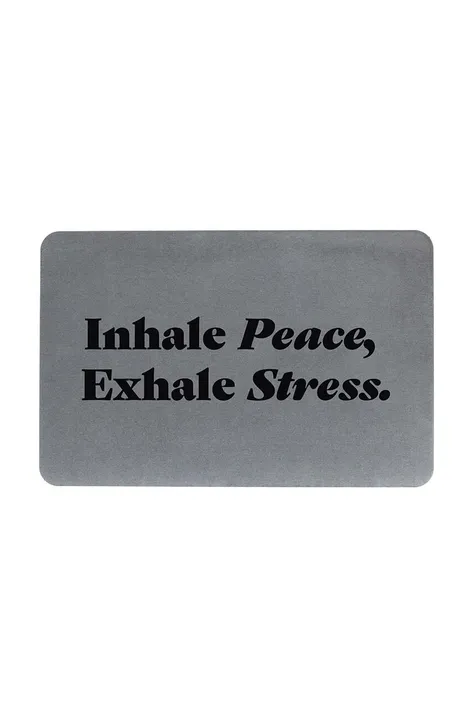 Prostirka za kupaonicu Artsy Doormats Inhale Peace Exhale
