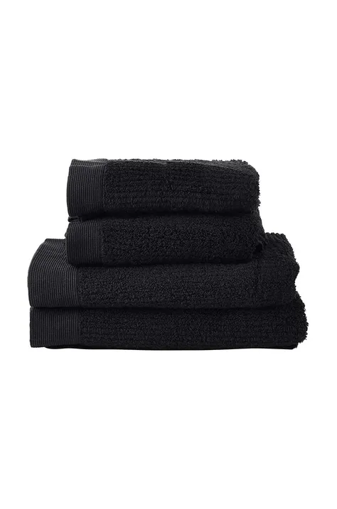 Ένα σετ πετσέτες Zone Denmark Classic Black 4-pack