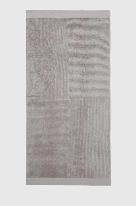 Μεσαία βαμβακερή πετσέτα Zone Denmark Classic Gully Grey 70 x 140 cm