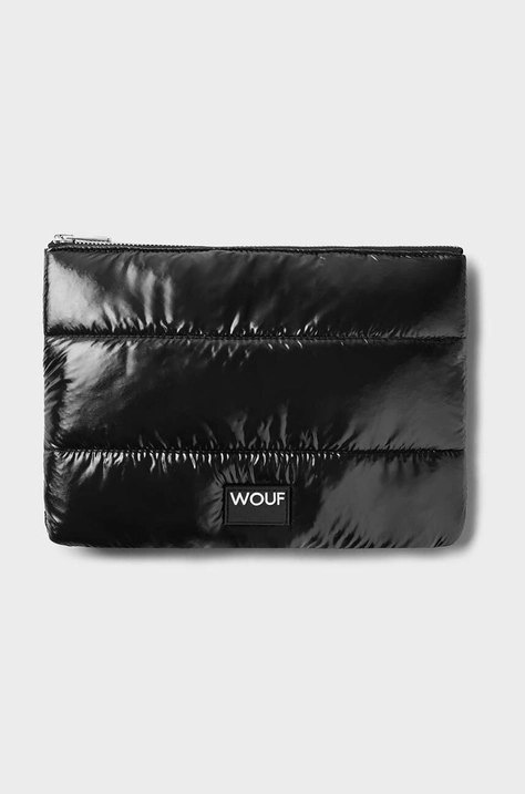 WOUF lapos táska Black Glossy