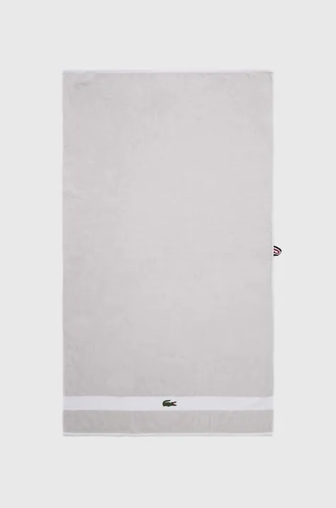 Bombažna brisača Lacoste L Casual Argent 70 x 140 cm