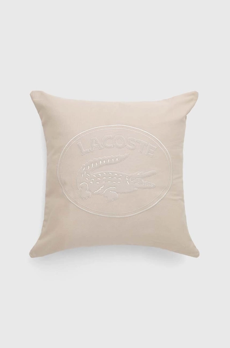 Декоративная наволочка для подушки Lacoste L Lacoste Beige 45 x 45 cm