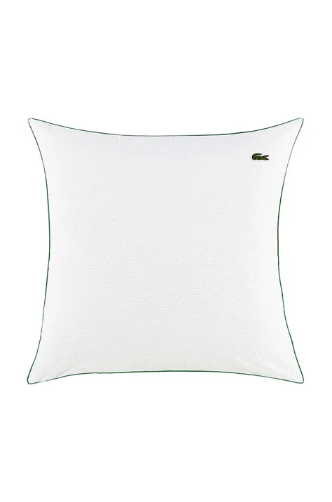 Pamučna jastučnica Lacoste L Tamis Blanc 65 x 65 cm