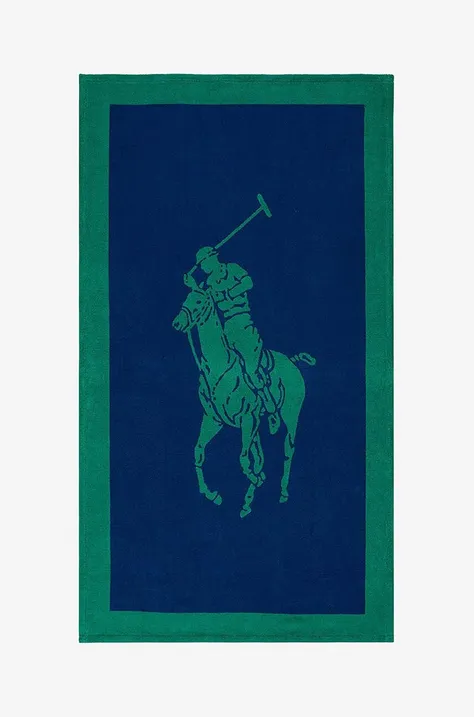 Пляжний рушник Ralph Lauren Polo Jacquard Navy / Billiard 100 x 170 cm