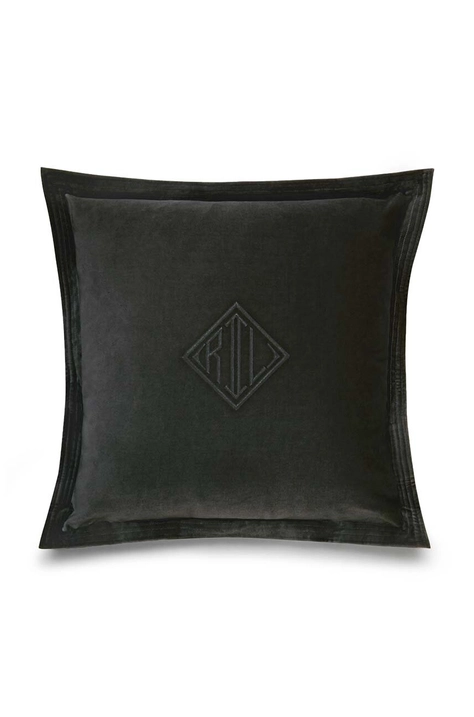 Ralph Lauren fata de perna decorativa RL Velvet Charcoal 50 x 50 cm