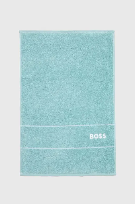Βαμβακερή πετσέτα BOSS Plain Aruba Blue 40 x 60 cm