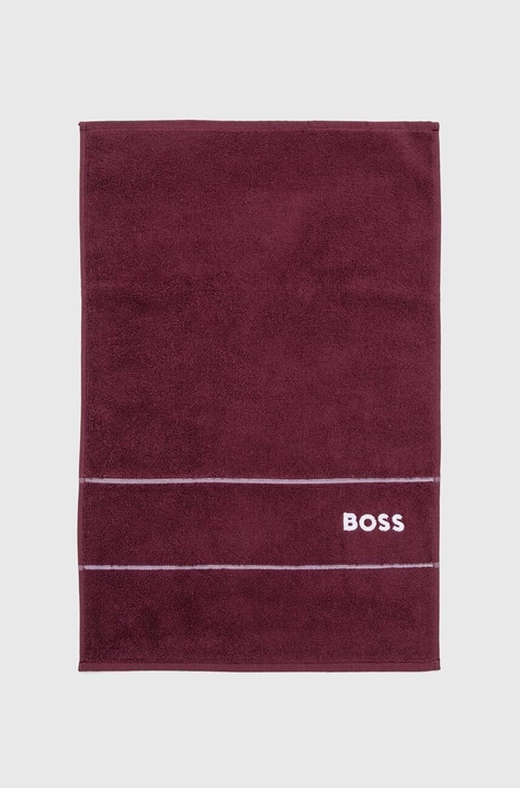 Bombažna brisača BOSS Plain Burgundy 40 x 60 cm