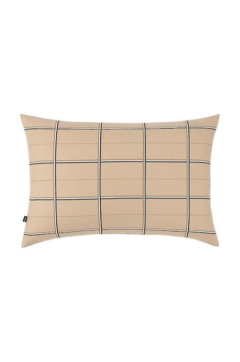 Хлопковая наволочка BOSS BOSSCHEC Beige 50 x 75 cm