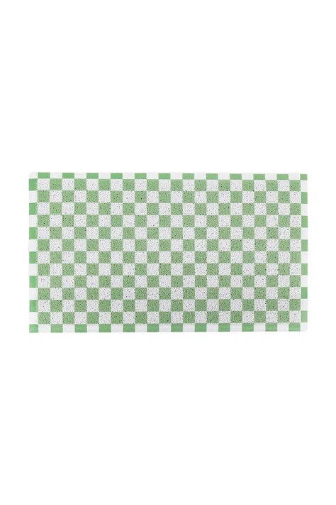 Изтривалка Artsy Doormats Green Check