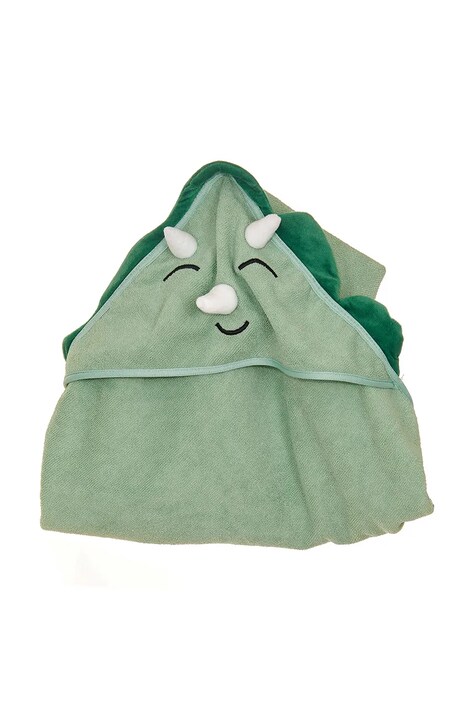 Aroma Home prosop cu glugă pentru copii Downtime Dino Hooded Towel