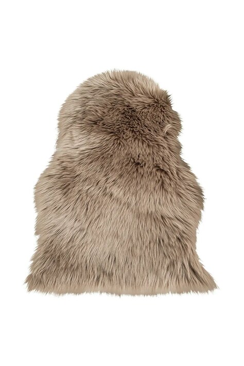 Sedák House Nordic Lambskin Artificial hnědá barva