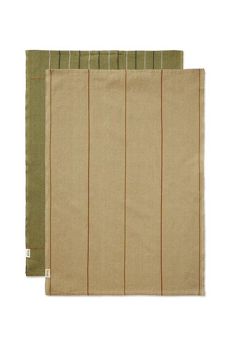 Ferm Living ściereczka kuchenna Ito 2-pack kolor multicolor