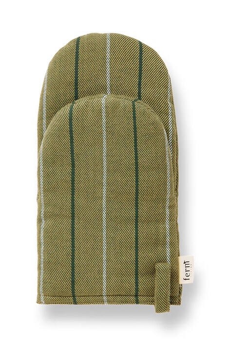 Кухонные рукавицы ferm LIVING Ito Oven Mitt 20 шт. цвет зелёный