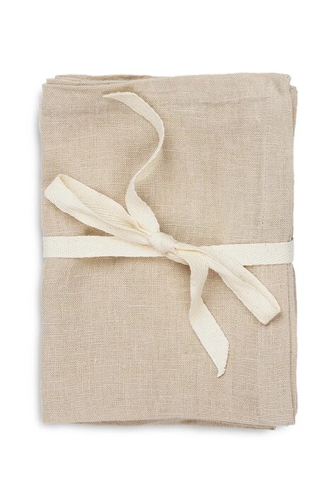 Сервировочный коврик под тарелку ferm LIVING Linen Placemat 2 шт цвет бежевый