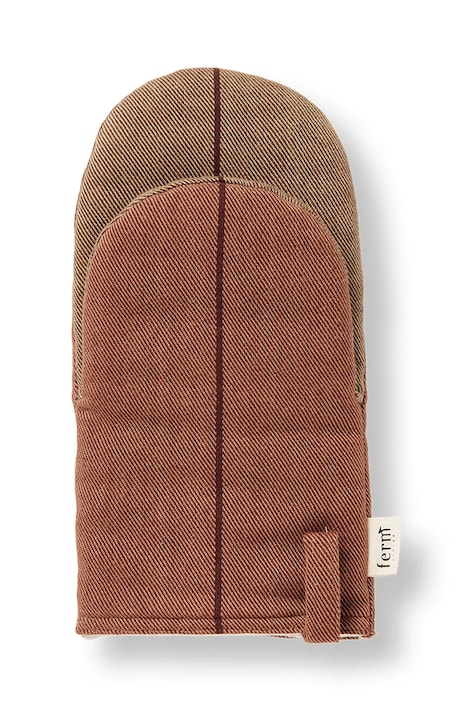 Kuchynská rukavica ferm LIVING Ito Oven Mitt červená farba