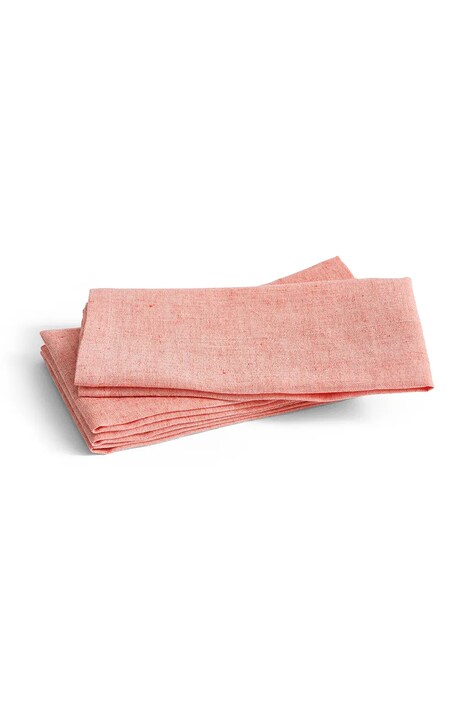 HAY serwetki z bawełną 31 x 43 cm 4-pack kolor pomarańczowy