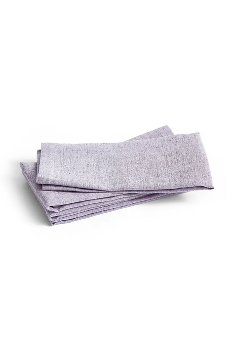 HAY serwetki z bawełną 31 x 43 cm 4-pack kolor fioletowy