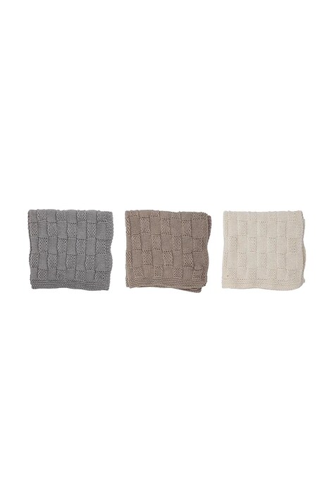 Bloomingville zestaw ściereczek kuchennych Odine 27 x 27 cm 3-pack kolor multicolor